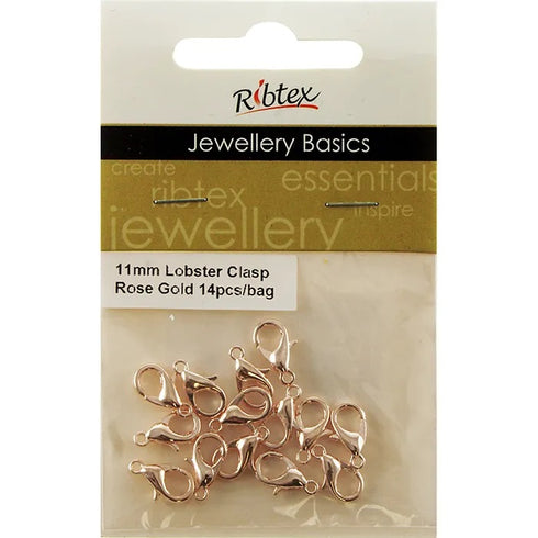 11mm Metal Alloy Lobster Clasp (available in 8 colours)